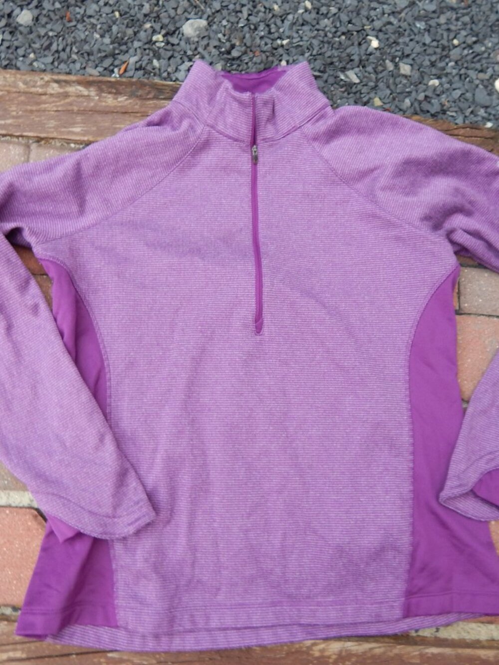 Columbia 1/4 Zip Fleece w/Stretch Sides Womens Size XL